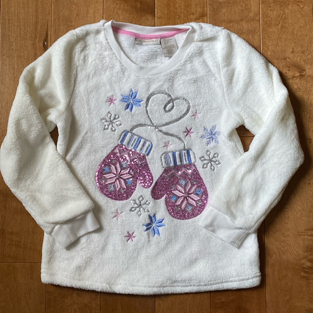CYNTHIA ROWLEY KIDS GIRLS SWEATER SZ 7/8
